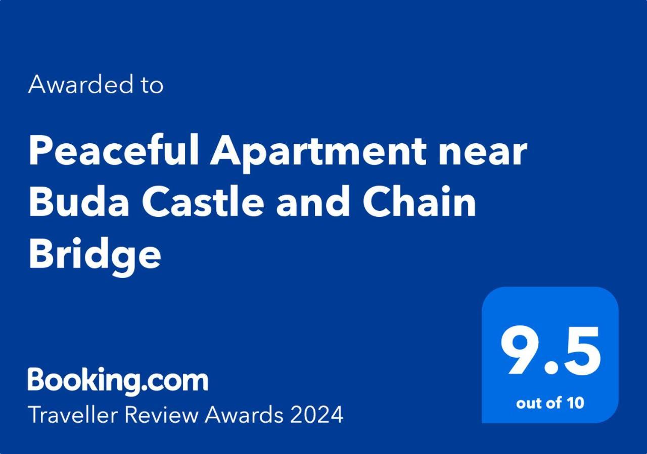 Peaceful Apartment Near Buda Castle And Chain Bridge Budapest Exteriör bild